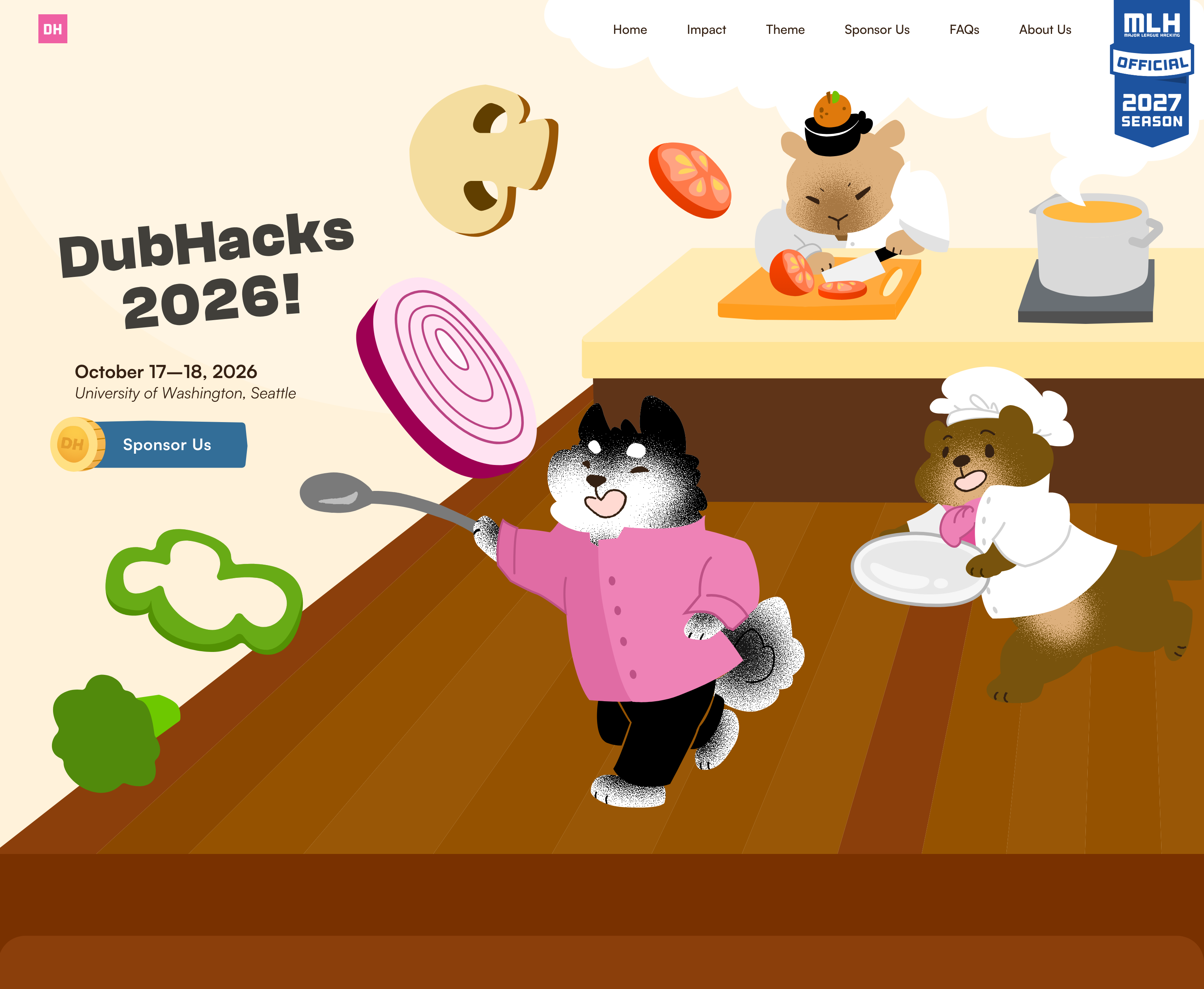 DubHacks '26 theme art